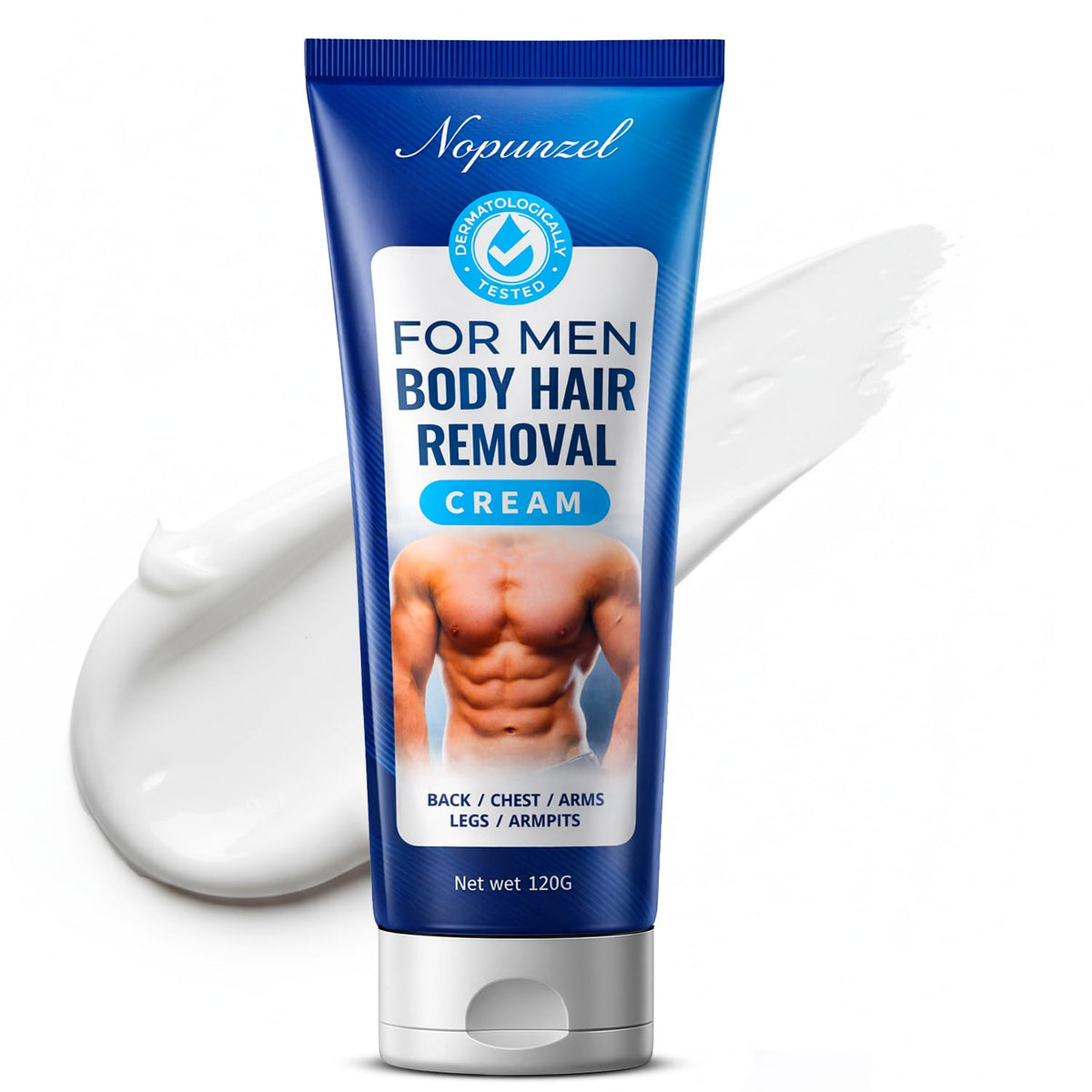 NOPUNZEL front packaging tube showing product identity and benefits