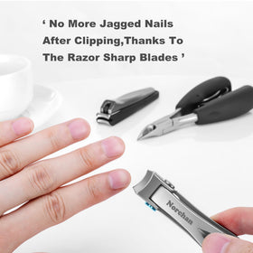 Norchan metal nail file and cleaner displayed for finishing nails benefit precision grooming