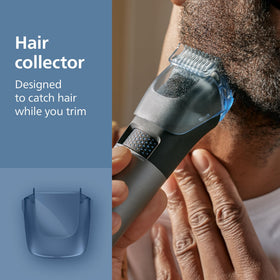 Norelco narrow detail trimmer head for defining mustache lines and contours