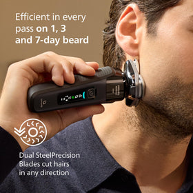 Norelco i9000 nose trimmer with included accessories for complete face and detail grooming