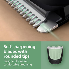 Norelco nose trimmer attachment removing hair safely and cleanly