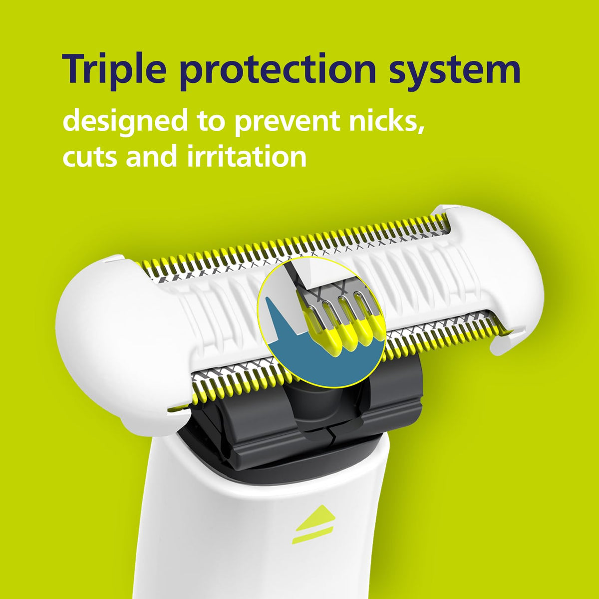 Norelco OneBlade retail packaging and included components for quick installation