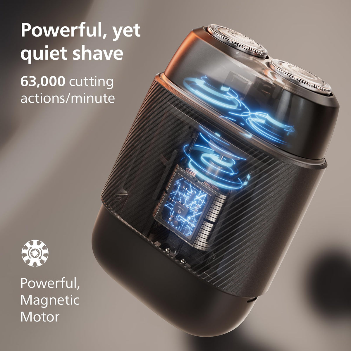 Norelco shaver 500 shaving with foam demonstrating wet-use cleaning convenience