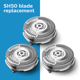 Norelco close-up of MultiPrecision blades highlighting durable cutting performance