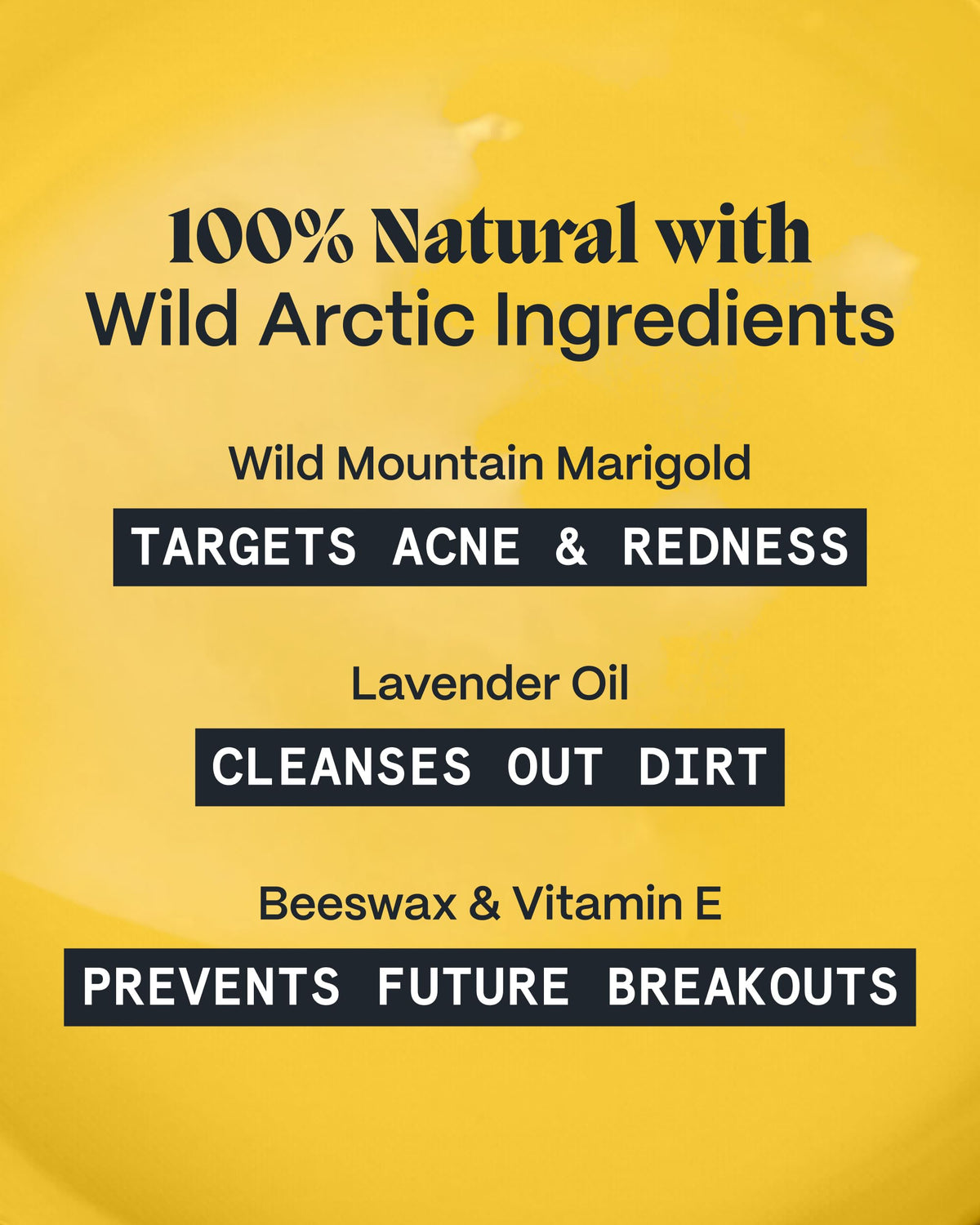 Norse Organics small dab on fingertip ready for targeted spot application