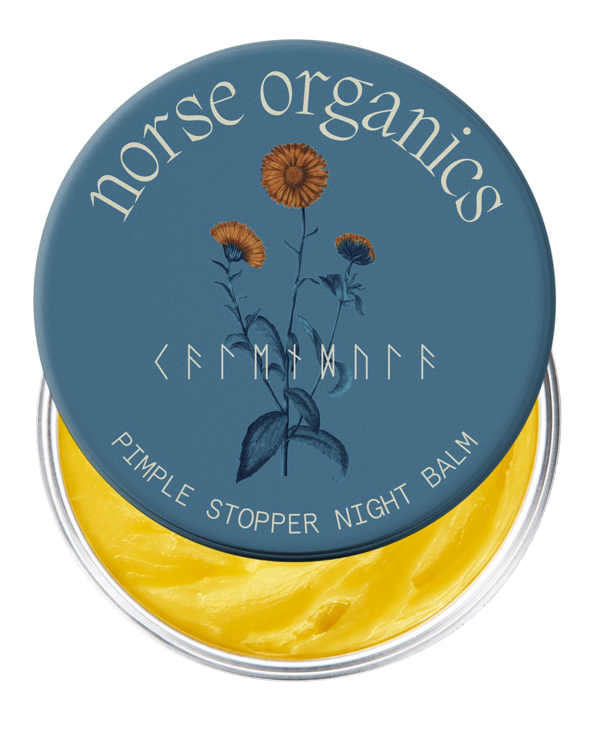 Norse Organics jar front view showing clean packaging and product clarity