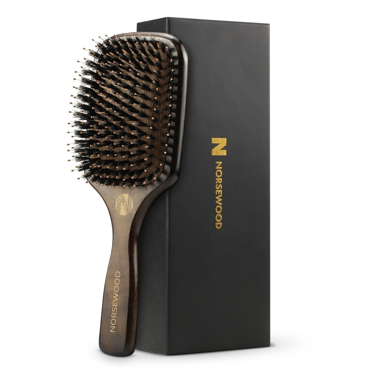 Norsewood front packaging showing brush set and benefits