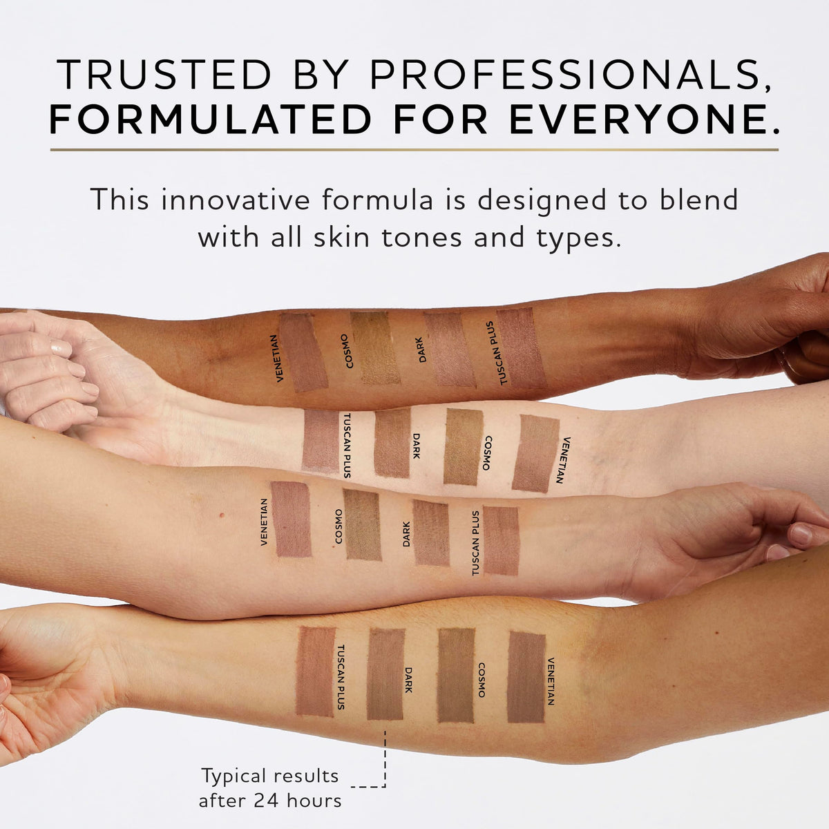 Norvell dark bottle label detail with ingredients and clean-beauty claims for client reassurance