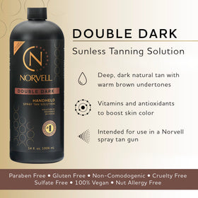 Norvell solution poured to show rich texture and smooth coverage benefit