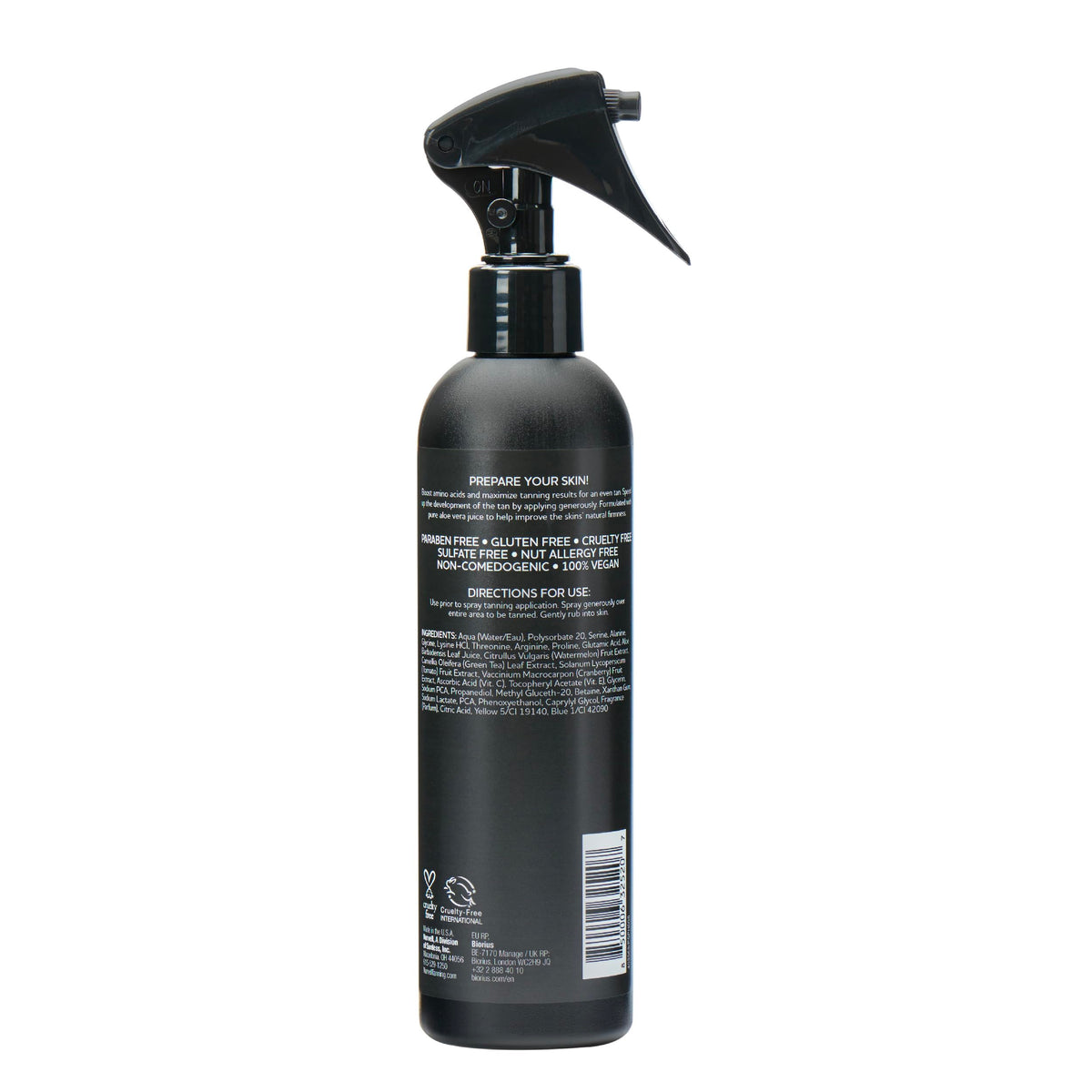 Norvell bottle on bathroom counter styled to convey spa-like calming scent and routine