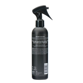 Norvell bottle on bathroom counter styled to convey spa-like calming scent and routine