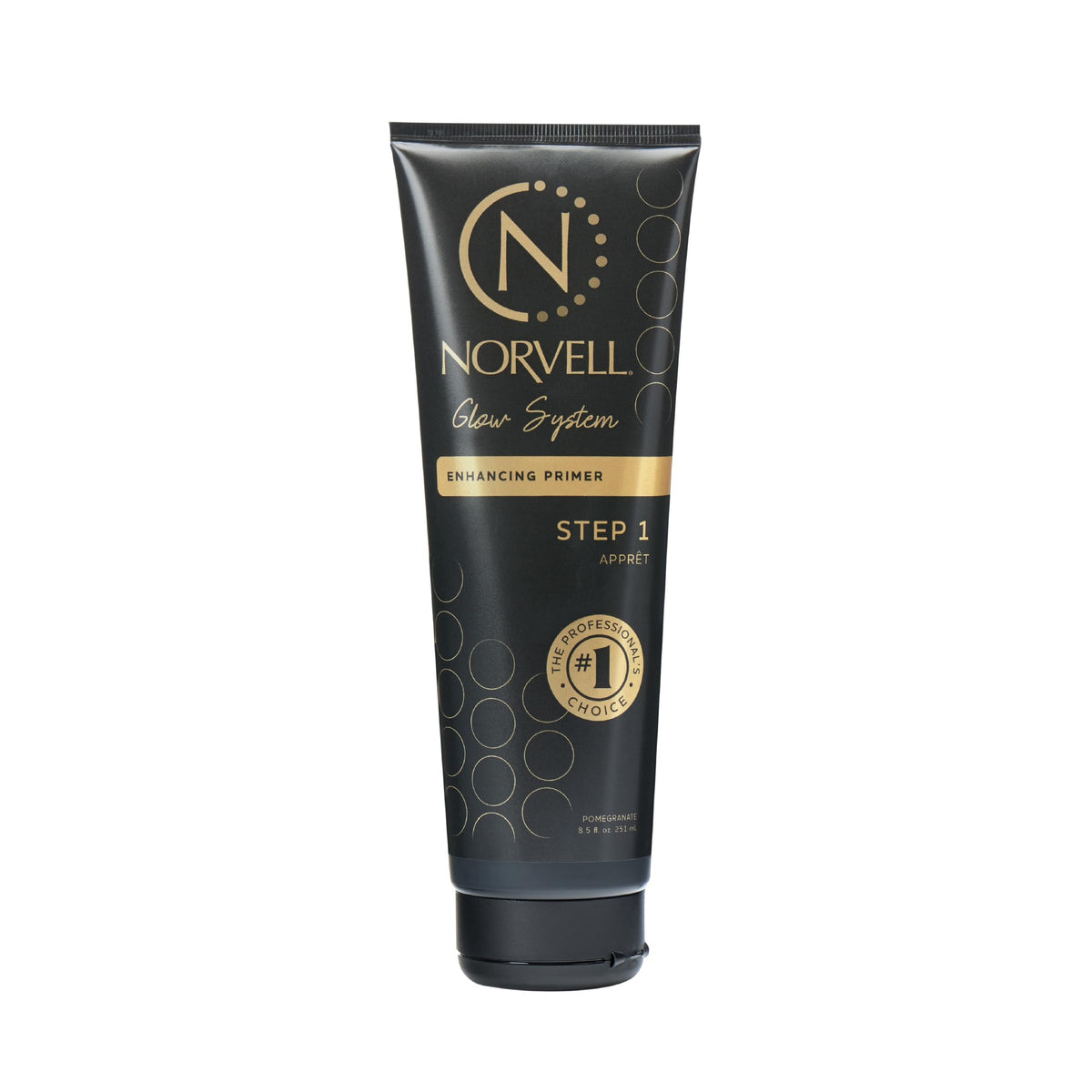 Norvell front packaging showing bottle and brand for quick identification