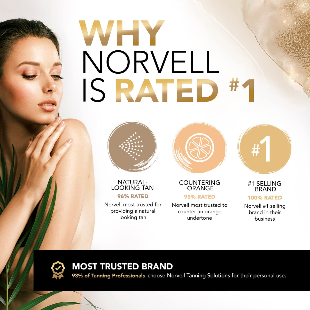 Norvell Cosmo bottle in hand for size and portability benefit