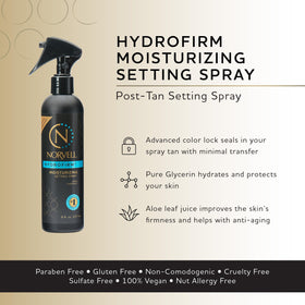 Norvell spray nozzle dispensing mist for quick even application benefit