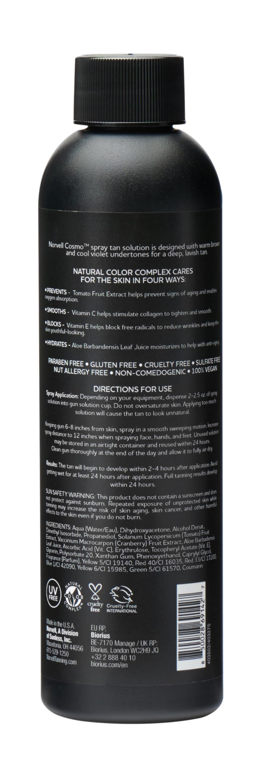 Norvell Cosmo solution texture closeup highlighting smooth moisturizing formula