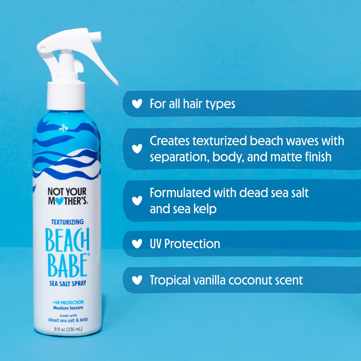 Not Your Mother's close-up spray mist creating instant texture benefit