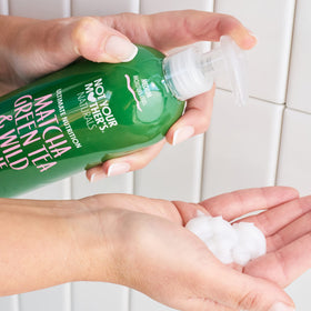 Not Your Mother's bottle label noting 75% PCR packaging and eco-friendly benefit