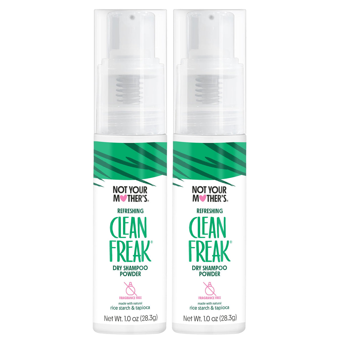 Not Your Mother's front packaging showing compact, travel-ready dry shampoo
