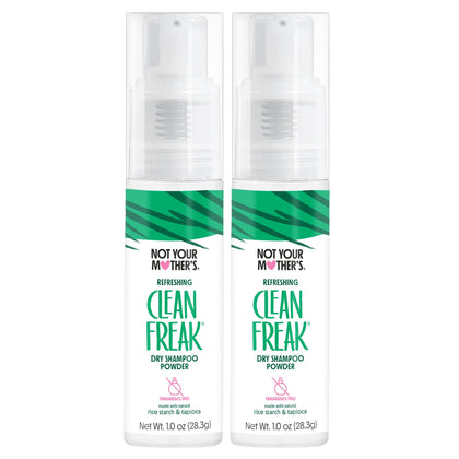 Not Your Mother's front packaging showing compact, travel-ready dry shampoo