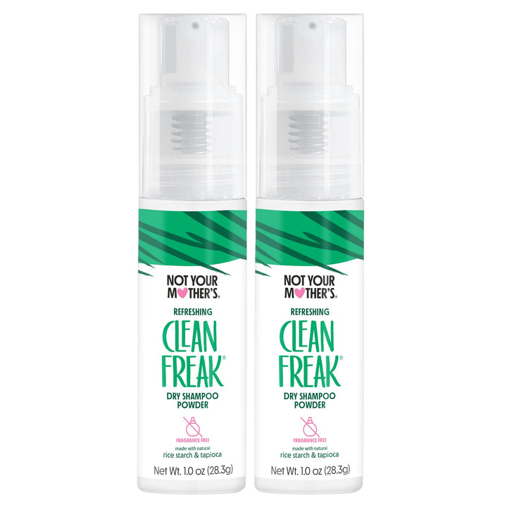 Not Your Mother's front packaging showing compact, travel-ready dry shampoo