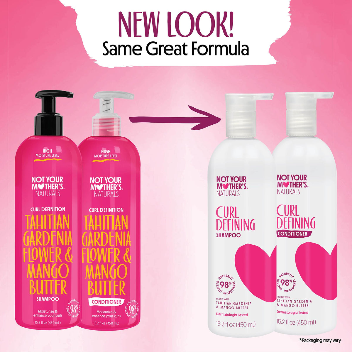 Not Your Mother's shampoo texture on hand showing gentle lather and cleanse benefit