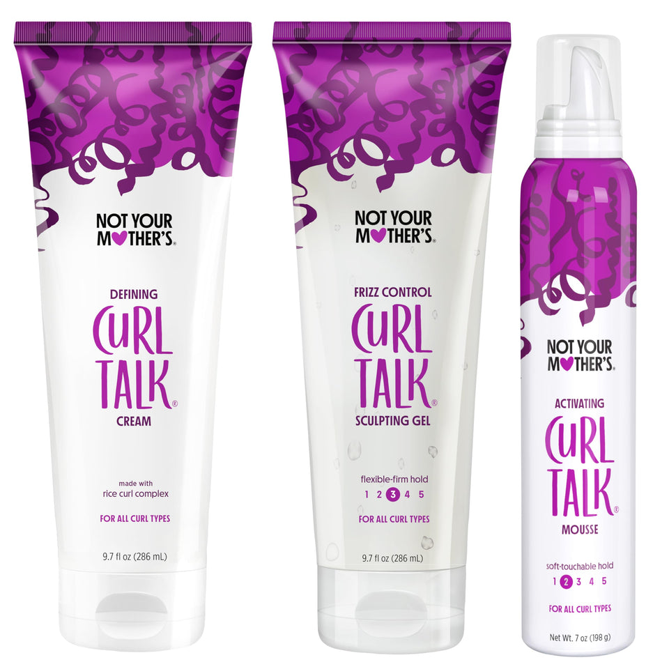Not Your Mother's kit front packaging showing trio and benefits