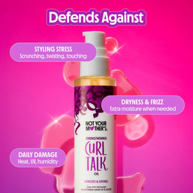 Not Your Mother's pump dispensing oil for controlled application benefit