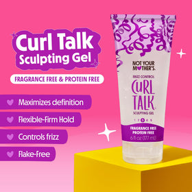 Not Your Mother's gel close-up texture showing clear, non-flaky hold