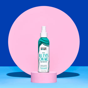 Not Your Mother's product in use on damp hair for easier detangling