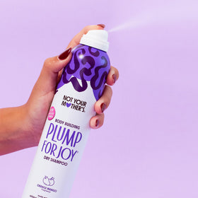 Not Your Mother's spray mist at roots demonstrating instant oil absorption benefit