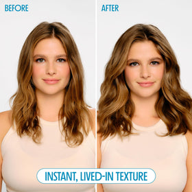 Not Your Mother's spray being applied at roots to boost lift and hold