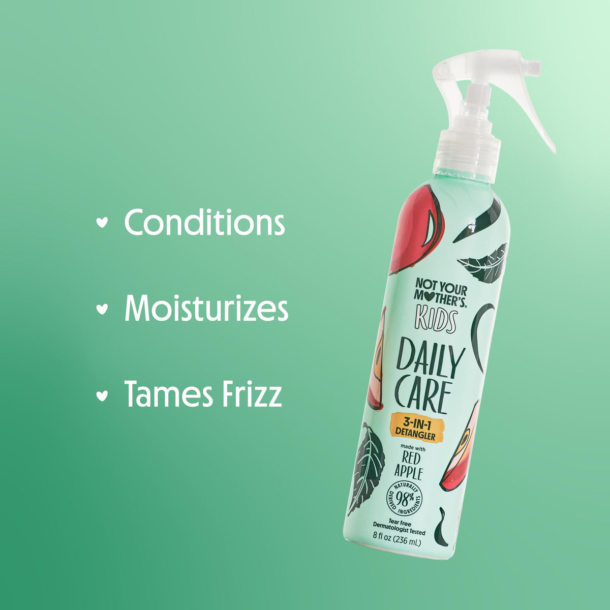 Not Your Mother's texture of foamy 2-in-1 on hand demonstrating softening benefit