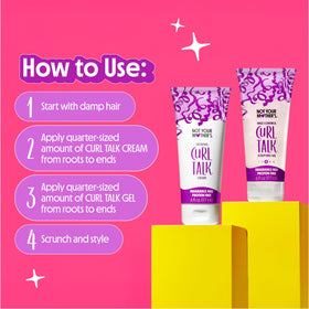 Not Your Mother's products packed in a travel pouch for on-the-go styling