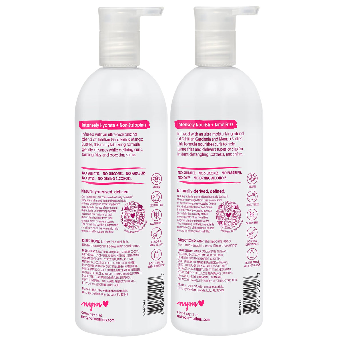 Not Your Mother's pump dispensing product into palm showing easy application and measured use benefit