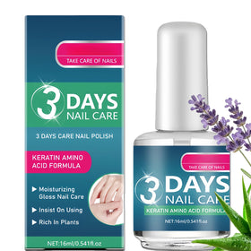 NovaCharm front packaging showing clear 16ML bottle and branding benefit shine
