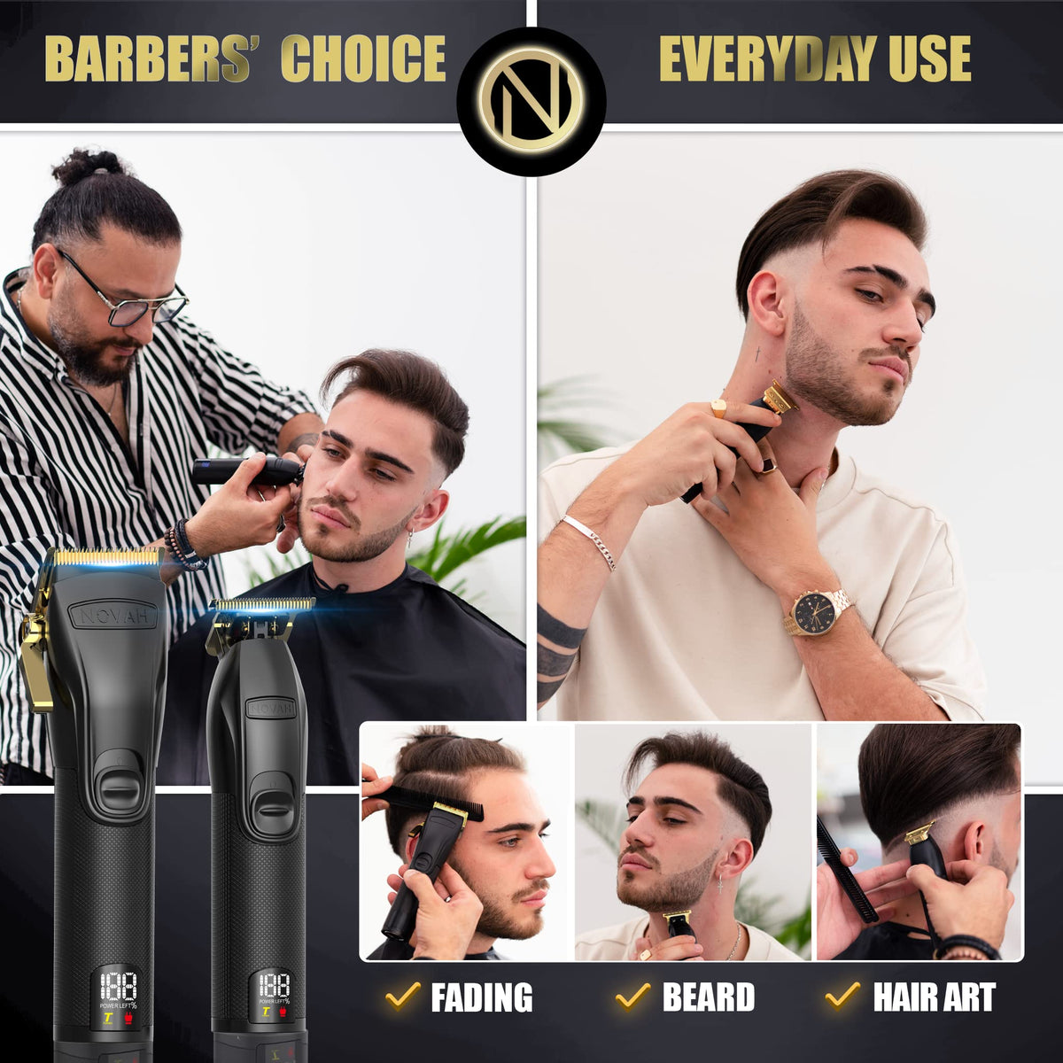 novah outline trimmer detail for crisp edges and accurate detailing