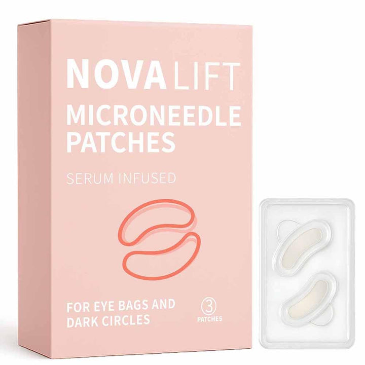 NOVALIFT front packaging showing box and three pairs for convenient treatments