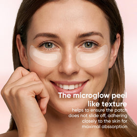 NOVALIFT patches staged on a vanity conveying quick at-home self-care