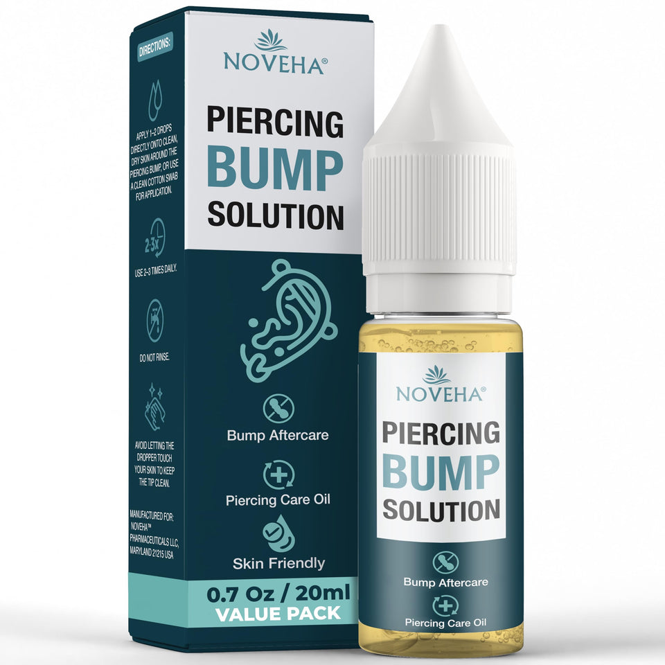 NOVEHA front packaging showing bottle and calming design benefit