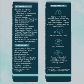 NOVEHA label close-up showing ingredients and clear usage information benefit