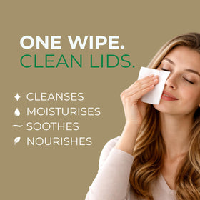 NOVEHA product label close-up highlighting tea tree, coconut oil and aloe ingredients benefits