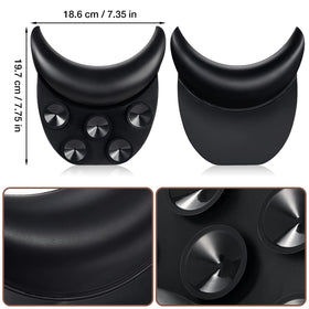 Noverlife side profile highlighting ergonomic curve for neck comfort