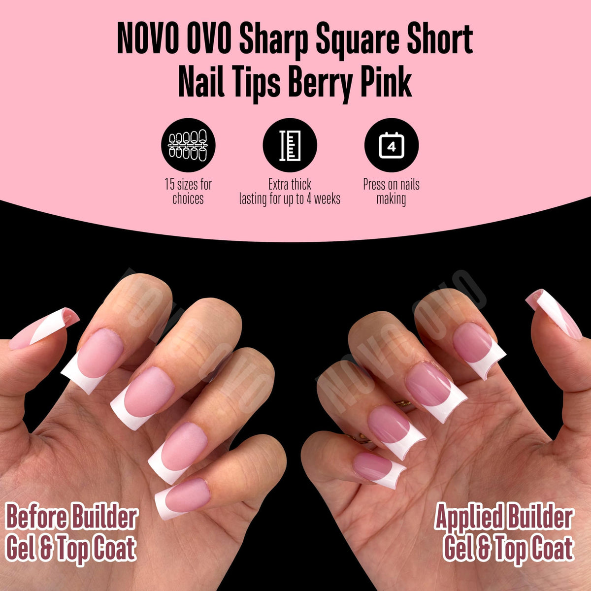 NOVO OVO application scene using glue and press demonstrating quick adhesion