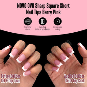 NOVO OVO application scene using glue and press demonstrating quick adhesion
