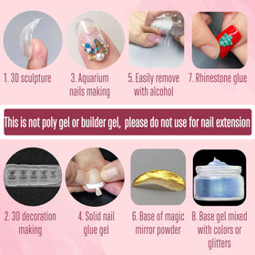 NOVO OVO close-up of solid gel texture demonstrating scoopable consistency and control