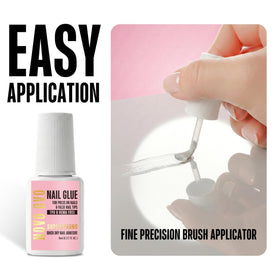 NOVO OVO fine brush applicator close-up for precise, mess-free control