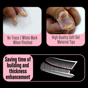 NOVO OVO press-on application demonstrating quick, secure adhesive fit