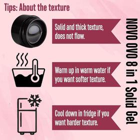 NOVO OVO salon kit setup with tools and lamp displaying professional application workflow