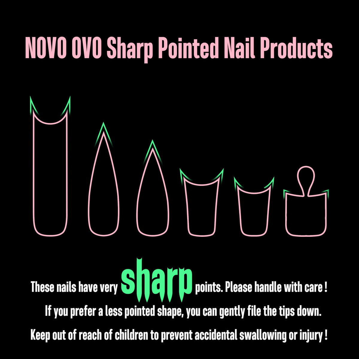 NOVO OVO detail of extra-thick free edge providing stronger, longer wear