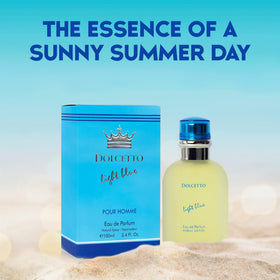 NovoGlow bottle being sprayed showing mist and instant freshness benefit